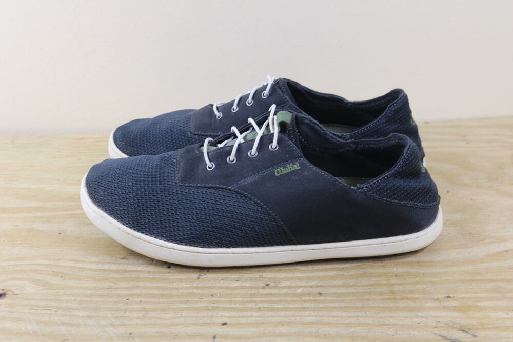 Olukai Sneakers Mens 10 Blue Nohea Moku Low Top Lace Up